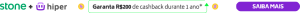 Stone + Hiper: Cashback